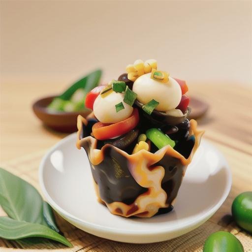Black Bean and Corn Wonton Cups