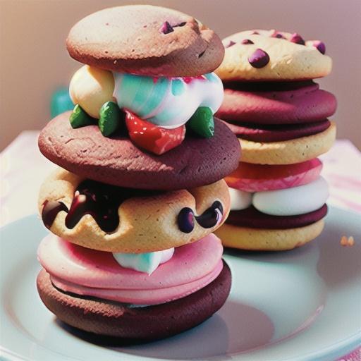 Pink Peppermint Whoopie Pies