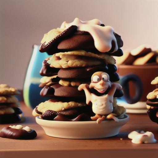 Vegan Chocolate Oatmeal Cookies