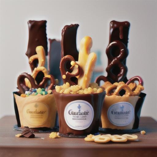 Black and White Pretzel Fudge