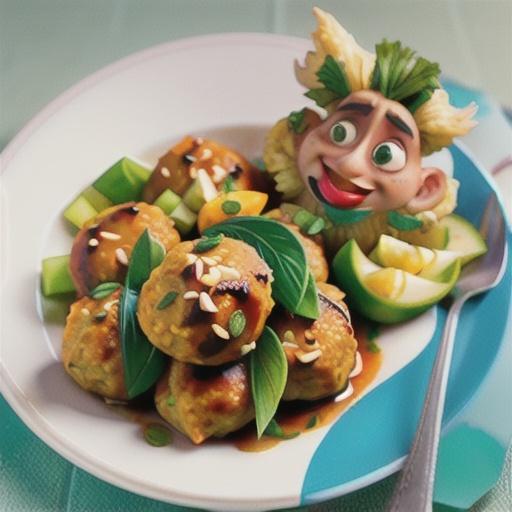 Moroccan chicken rissoles