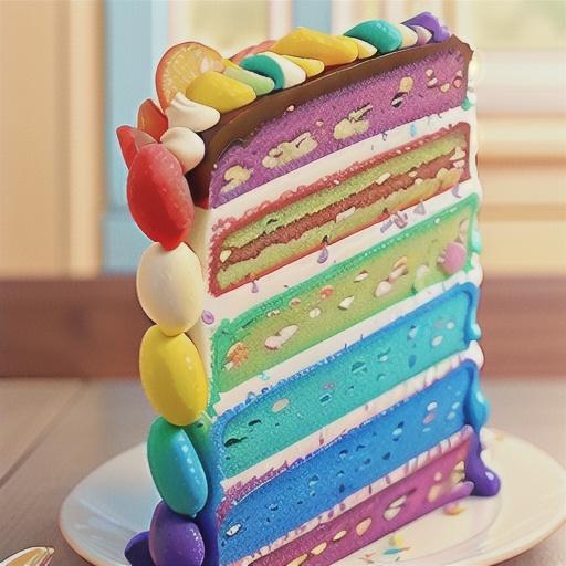Rainbow Layer Cake