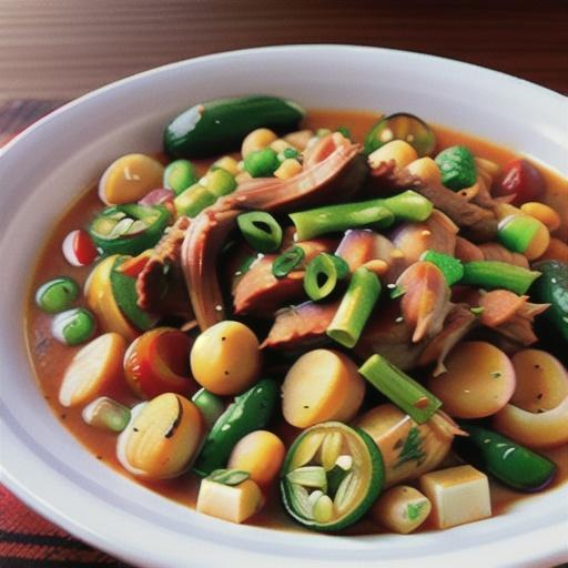 Leftover Pulled Pork Stew