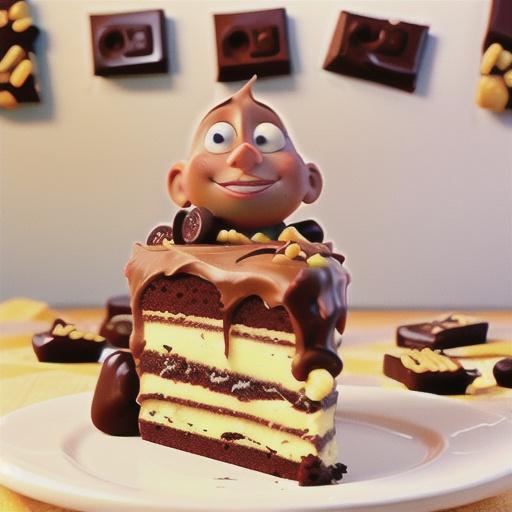 Peanut Butter and Chocolate Cake I