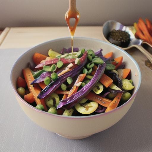 Charred Red Cabbage and Carrot Salad