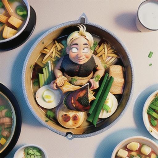 Pork and lemongrass hotpot