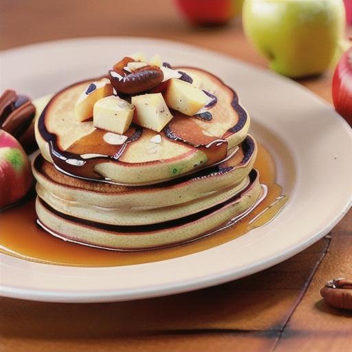 Baked Apple-Pecan Maple Pancakes