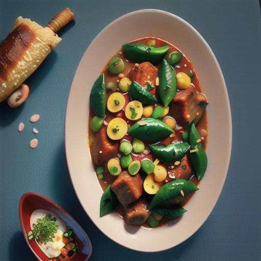 Persian pork and lentil stew