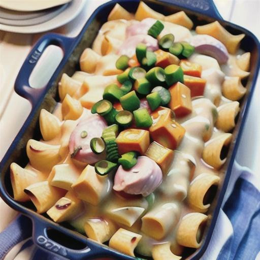 Chicken Alfredo Casserole