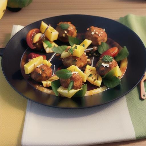 Tropical BBQ Meatballs