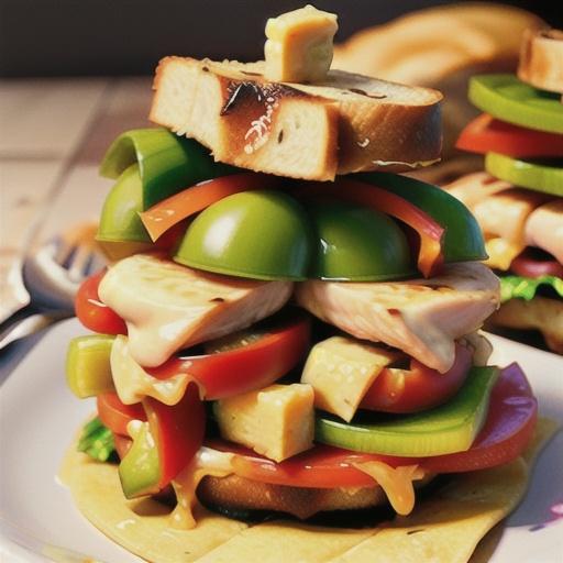 Chicken Fajita Melts