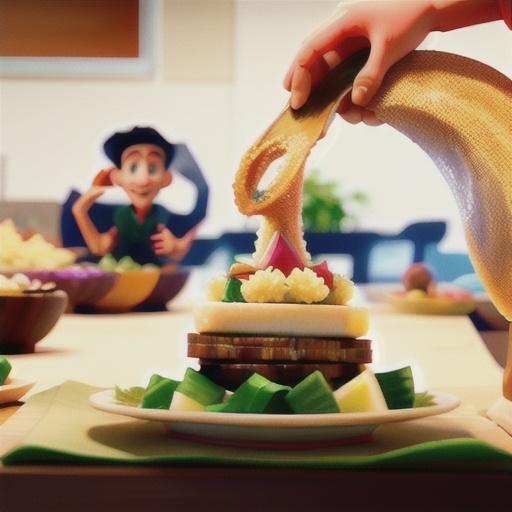 Semolina slice with rosewater syrup