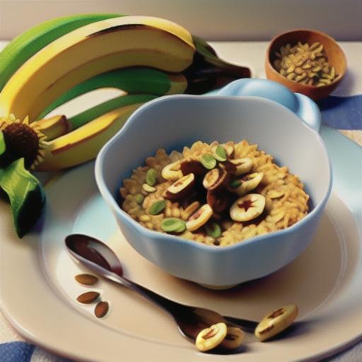 Sunflower Banana Oatmeal