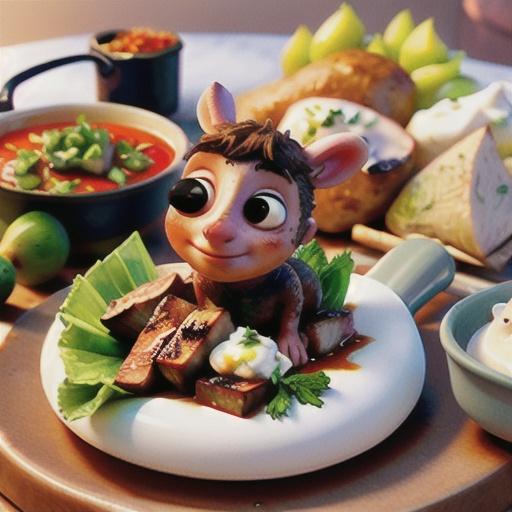 Lamb with harissa roasted vegetables