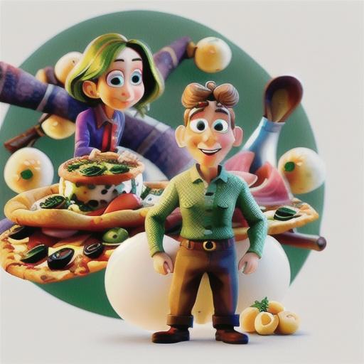 Prosciutto, olive, bocconcini & pesto pizza