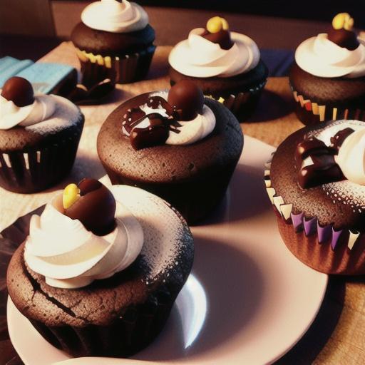 Grandma Gudgel's Black Bottom Cupcakes