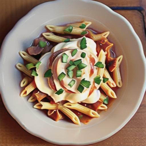 Penne and Vodka Sauce