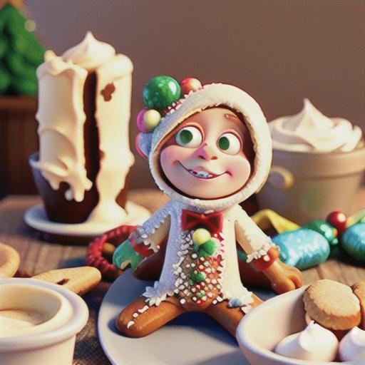 Gingerbread Cookies with Cream Cheese Frosting