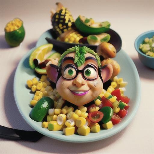 Cajun chicken with corn and avocado salsa