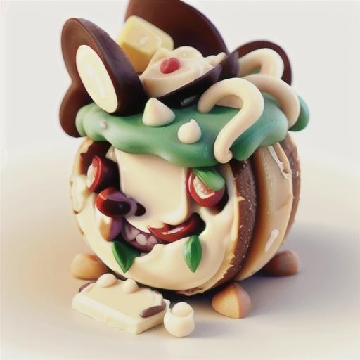 White chocolate hedgehog