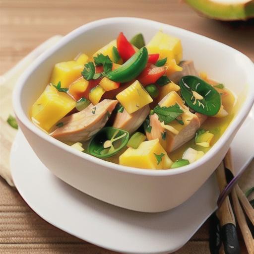 Slow-Cooker Chicken-Coconut-Pineapple Curry