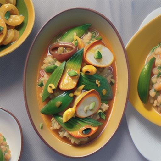 Easy yellow fish curry