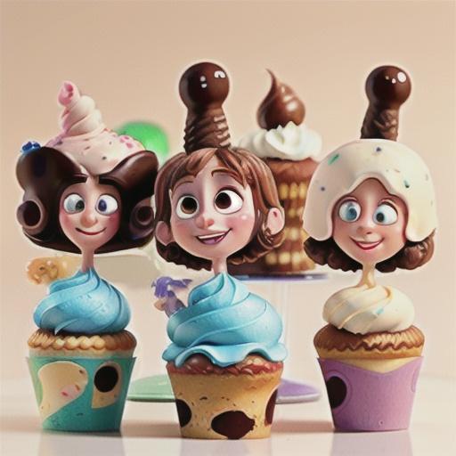 Ice cream cupcakes