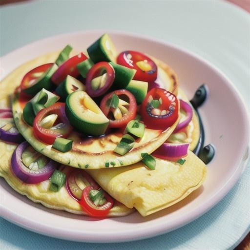 Mexican-style omelette