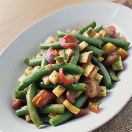 Green Beans with Tomatoes and Bacon