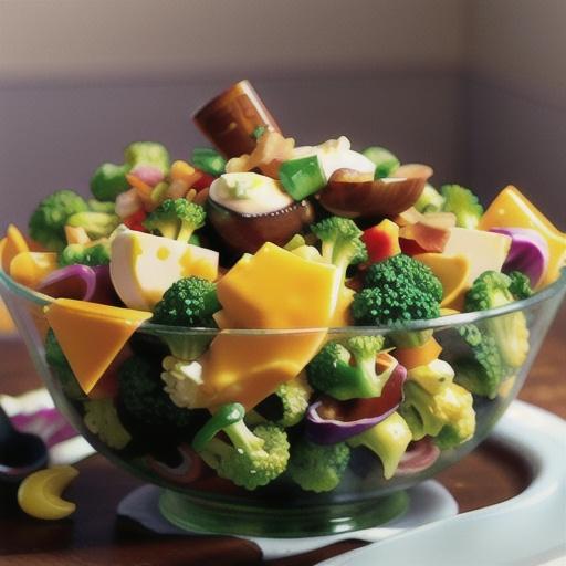 Broccoli Cauliflower Salad