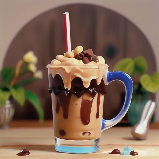 Chocolate Peanut Butter Iced Coffee