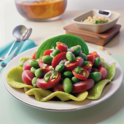 Skinny Tangy Triple Bean Salad