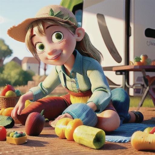 Vegetable picnic rolls