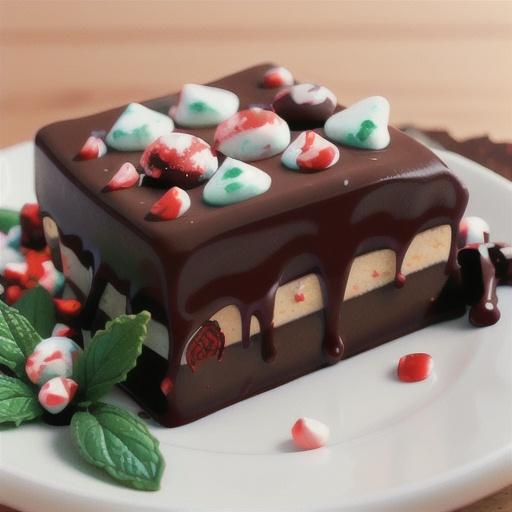 Dark Chocolate Peppermint Fudge