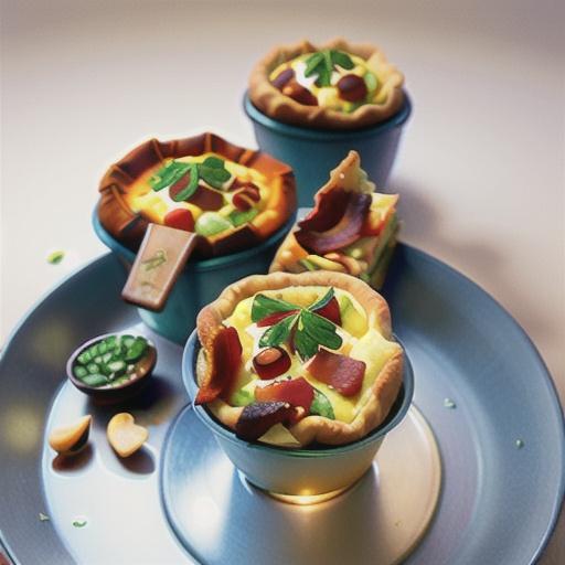 Chicken, bacon and mushroom pot pies