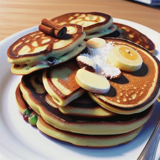 Whole Wheat Cinnamon Pancakes