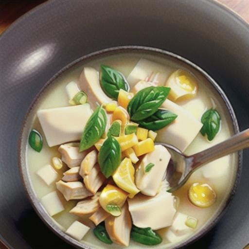 Lemony Cream of Chicken Soup