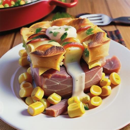 Savory Ham and Swiss Casserole