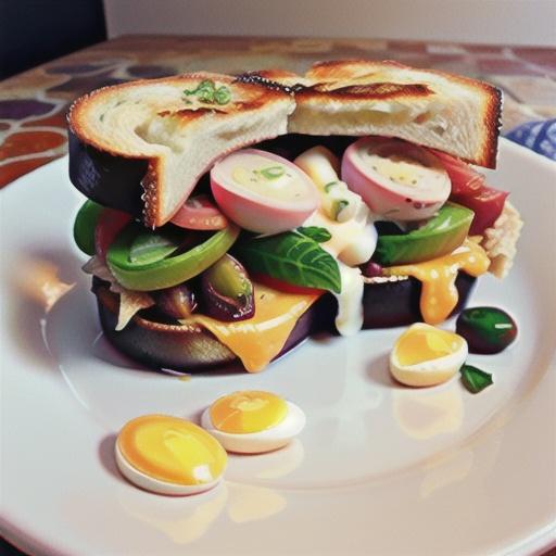 Tuna Melt with Egg