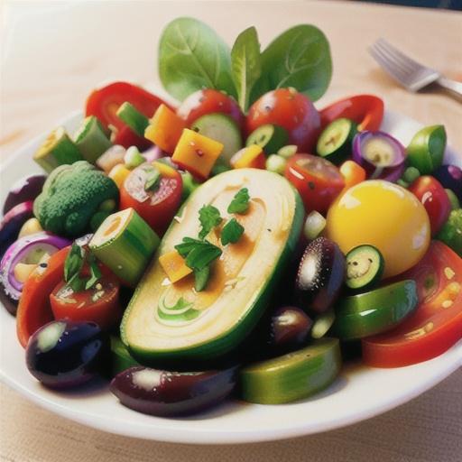 Marinated Vegetable and Olive Salad