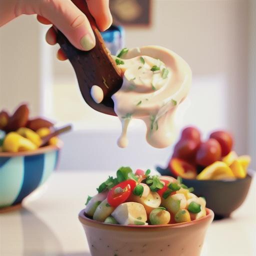 Creamy tuna potato salad