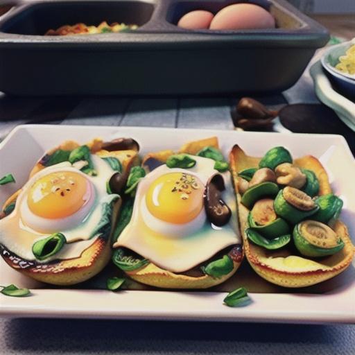 Spinach and Mushroom Egg Casserole