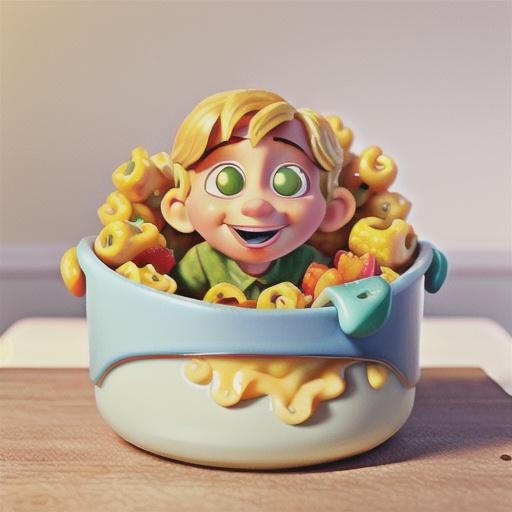 Vegetable macaroni and cheese