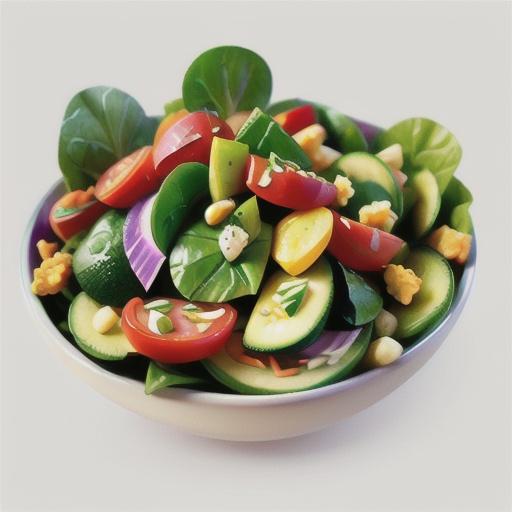 Simple crunchy side salad