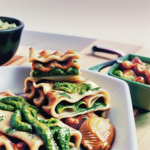 Three-Cheese Pesto Lasagna