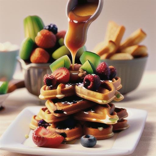 Whole Wheat-Granola Waffles