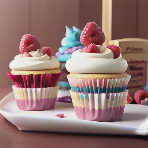 Raspberry White Chocolate Buttercream Cupcakes