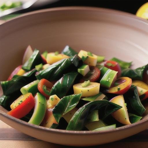 Lemony Sauteed Collard Greens with Smoked Paprika