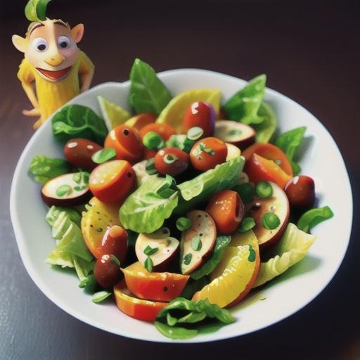 Romaine Salad with Orange and Olives