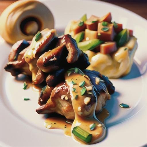 Sweet Hot Mustard Chicken Thighs